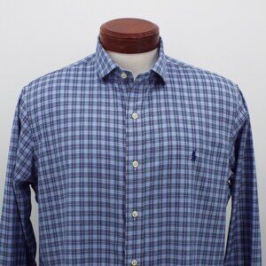 Polo By Ralph Lauren Long Sleeve Front Button Shirt